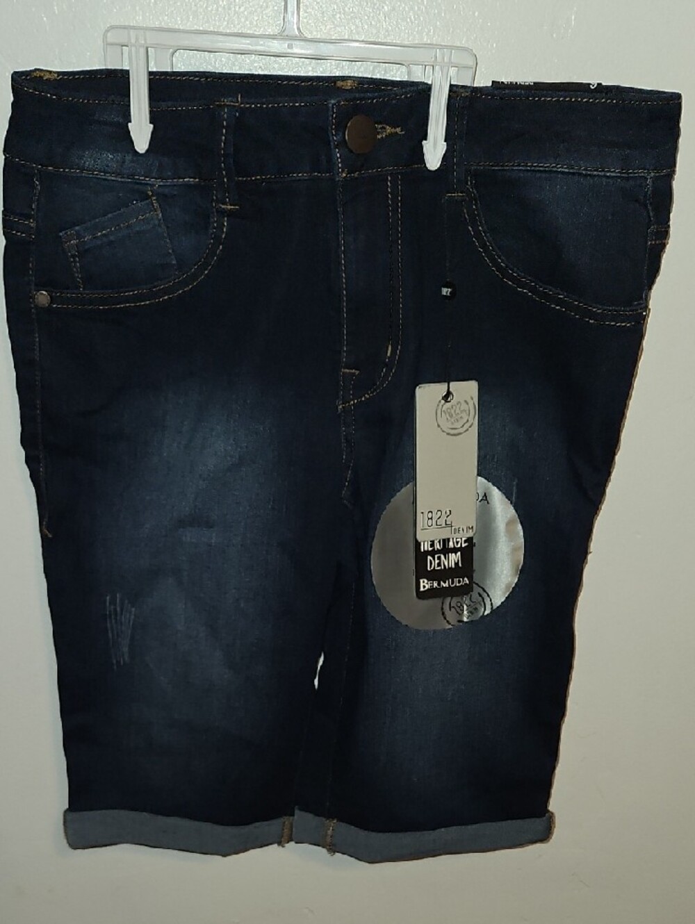 1822 Heritage Denim Women Blue Shortd - Picture 2 of 3